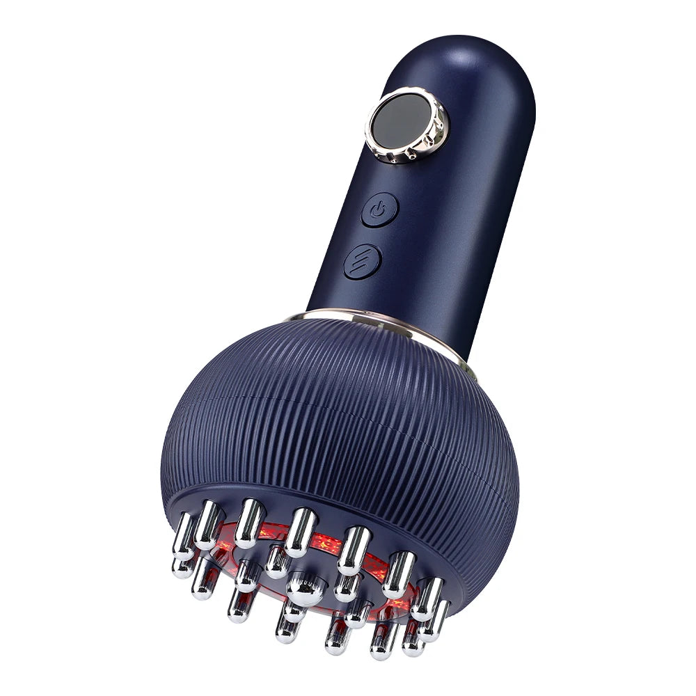 Electric Guasha Massage Body Shaping Heated Vibrate Meridian Scraping Brush Lymphatic Detoxification Regimen Dredging Fat Burner