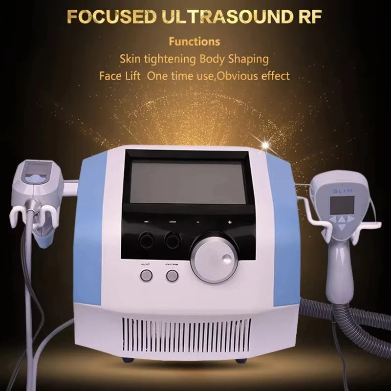 New RF Ultra 2 IN 1 360 Body Contouring Cellulite Reduction Face Skin Rejuvenation Tightening Machine 2024
