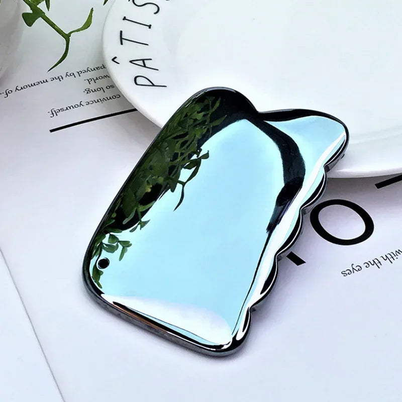 Terahertz Energy Stone Meridian Scraping Board Acupuncture Point Massager Face Eye Beauty Care Guasha Massage Tool