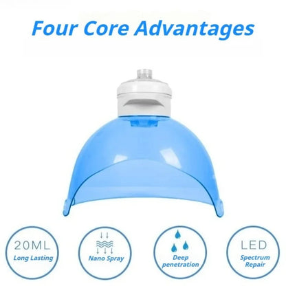 Physiotherapy Oxygen Facial Mask Machine Photon Beauty Hydrogen Oxygen Masks Led Light Therapy Device Deep Cleansing Spray Mask