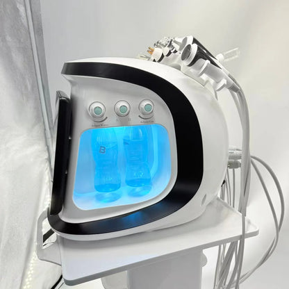 Oxygen 7-in-1 Smart Ice Blue Hydro Microdermabrasion Deep Cleansing Ultrasonic Skin Cleansing Machine