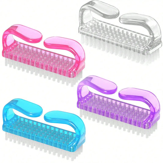4-Piece Nail Art Tool Kit – Polish Brush, Dust Brush & Cuticle Pusher