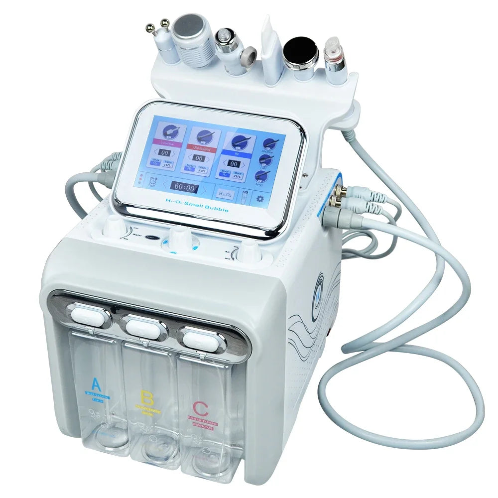 6 in 1 Facial Machine  Hydra Aqua Deep Cleaning Skin Care Device（Fast Shipping）