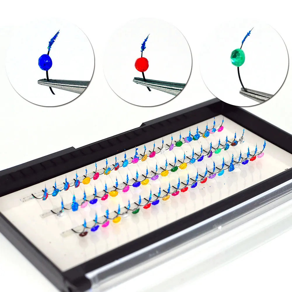 Glitter Diamond False Eyelashes Silver Shiny Rhinestones Individual Lashes For Beauty Party Makeup Color Fairy Lash Extensions