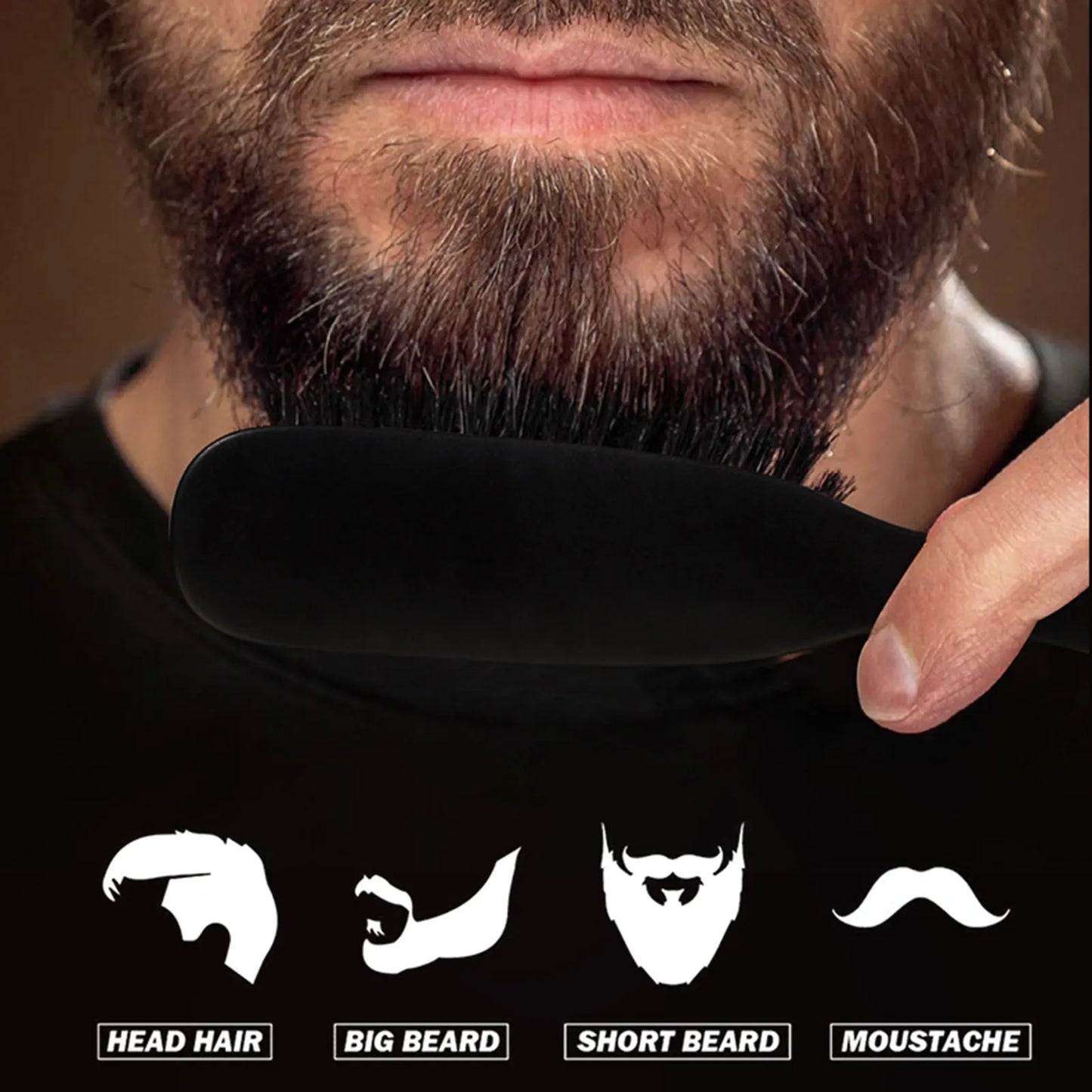 Men's Hair Brush,Mane Beard Comb,Beauty Salon,Present For Men,Neat Appearance,Multi Functional Beauty Tools