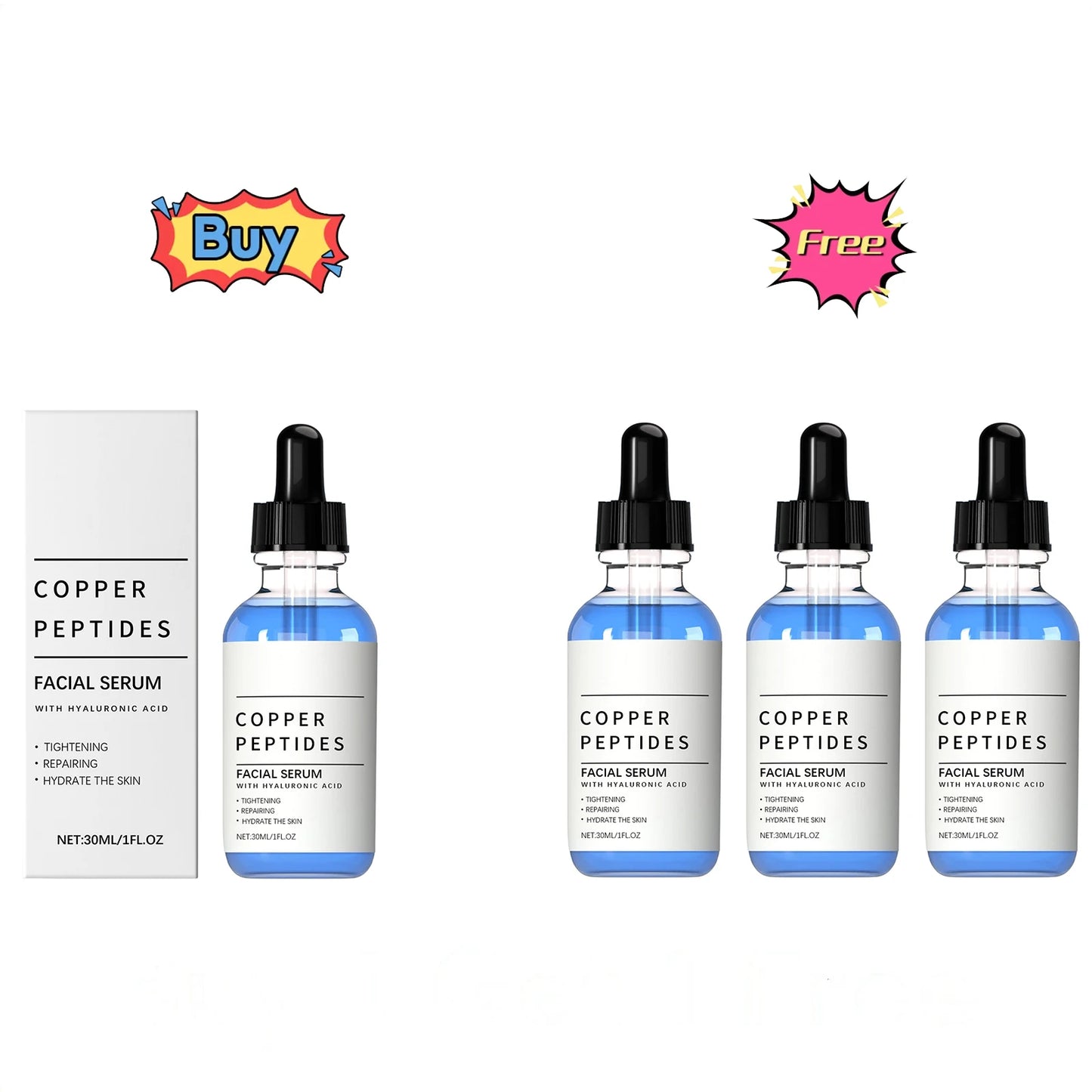 Hyaluronic Acid Hydrating Glow Facial Serum 30ml