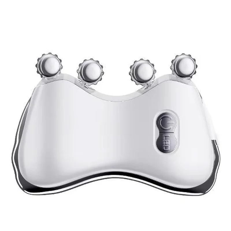 Stainless Steel Beauty Device Facial Massage Roller Anti-Puffiness Eye Bag Removal Micro Current Face Lifting Skin Tightening