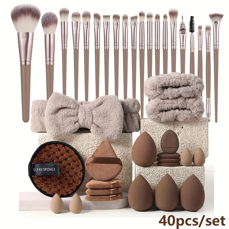Beauty Sponge Makeup Tool Set – 20 or 40 Piece