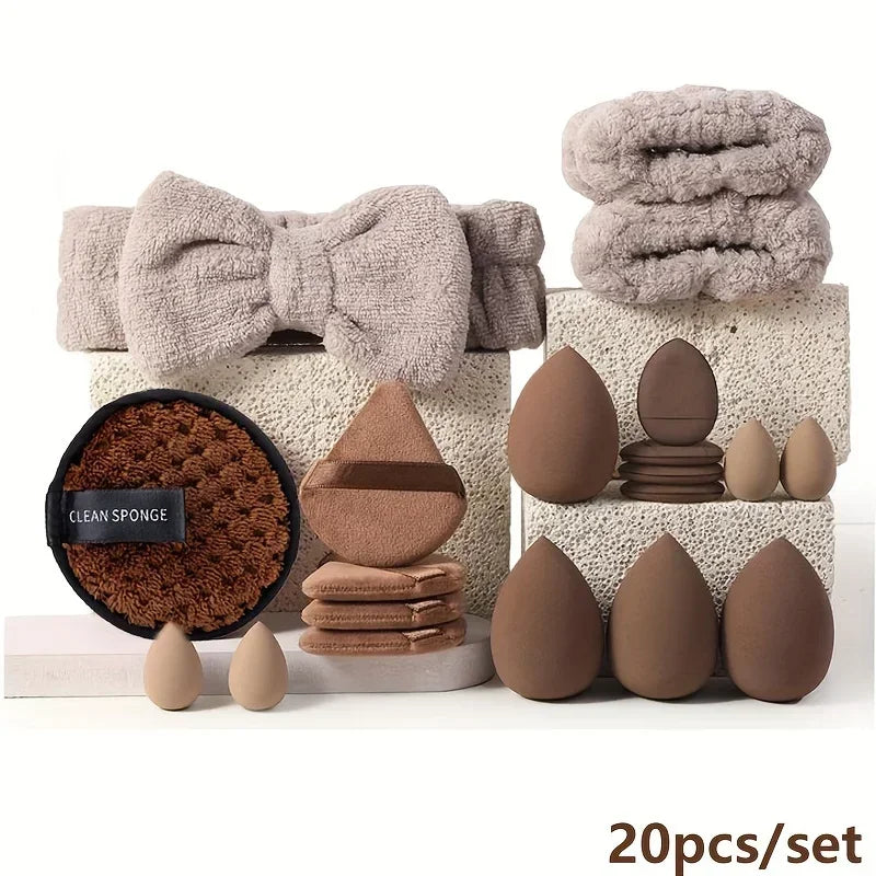 Beauty Sponge Makeup Tool Set – 20 or 40 Piece
