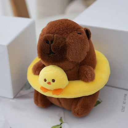Cute Capybara Plush Toy Hoodie with Wings Simulation Doll Small Size Stuffed Animals Anime Fluffty Toy Birthday Party