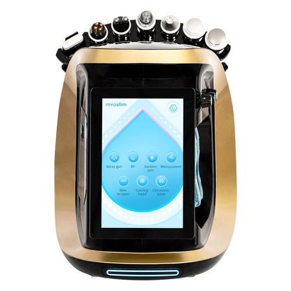 Oxygen 7-in-1 Smart Ice Blue Hydro Microdermabrasion Deep Cleansing Ultrasonic Skin Cleansing Machine