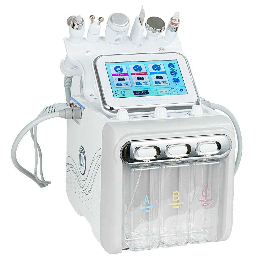 6 in 1 Facial Machine  Hydra Aqua Deep Cleaning Skin Care Device（Fast Shipping）