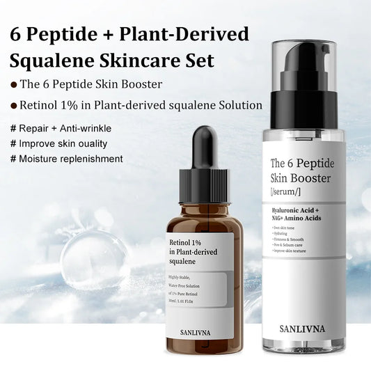6 Peptide + 1% Retinol Duo with Plant Squalene