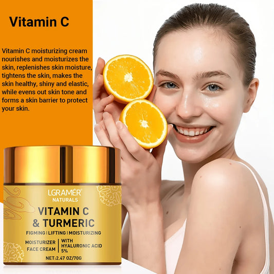 Turmeric & Vitamin C Moisturizing Face Cream with Retinol