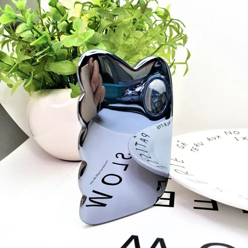 Terahertz Energy Stone Meridian Scraping Board Acupuncture Point Massager Face Eye Beauty Care Guasha Massage Tool