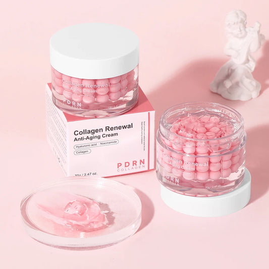 Pink Collagen Capsule Night Cream – Moisturizing & Nourishing