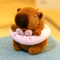 Cute Capybara Plush Toy Hoodie with Wings Simulation Doll Small Size Stuffed Animals Anime Fluffty Toy Birthday Party